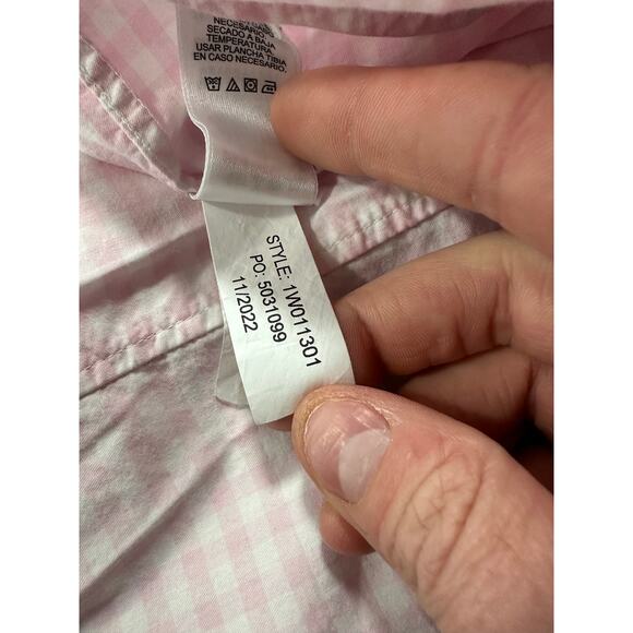 Vineyard Vines OTG Performance Dress Shirt Pink Plaid Size XS Mens brrr fabric - Picture 7 of 11